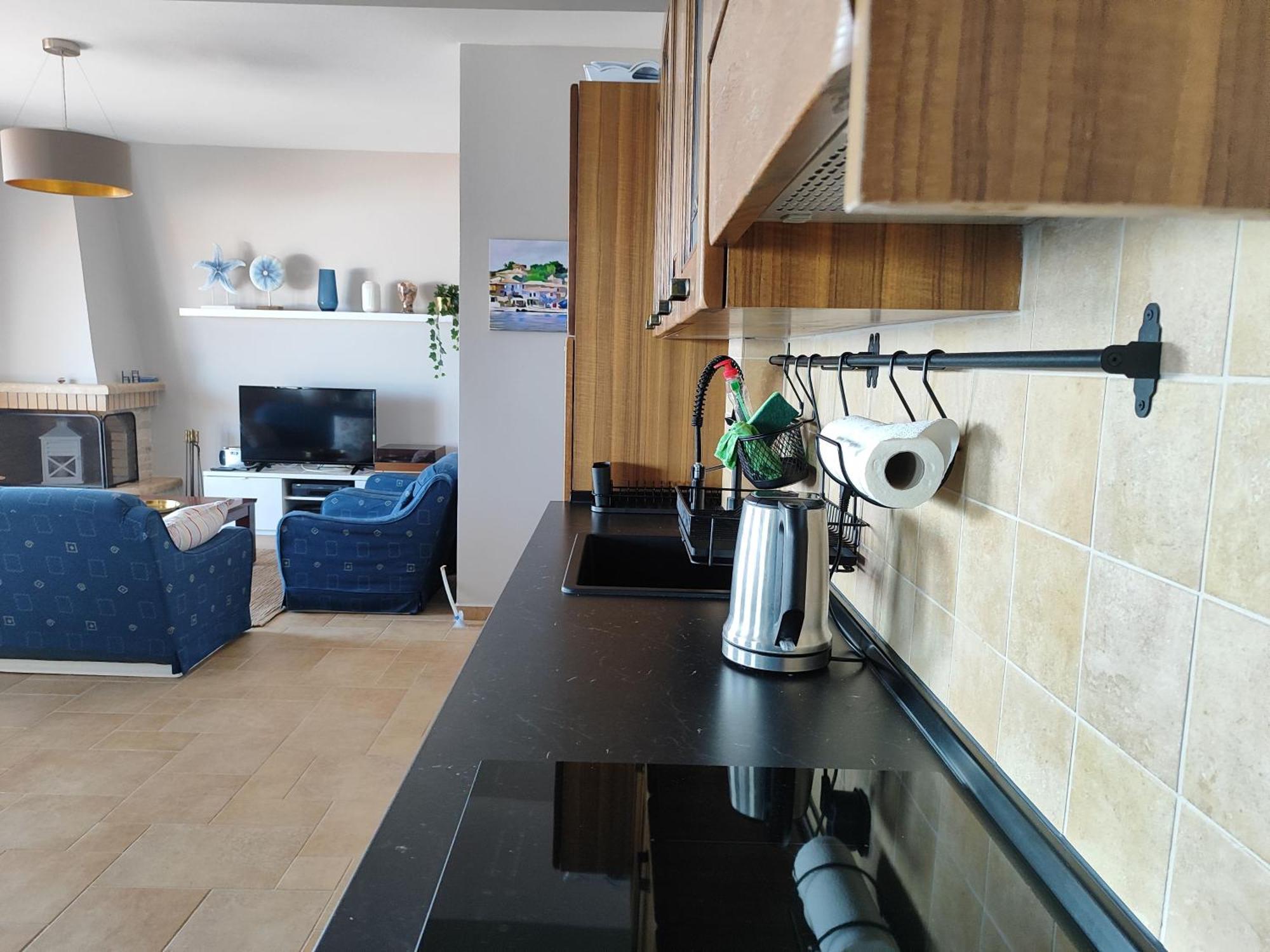 Navy Blue Apartment Nea Skioni Exterior photo
